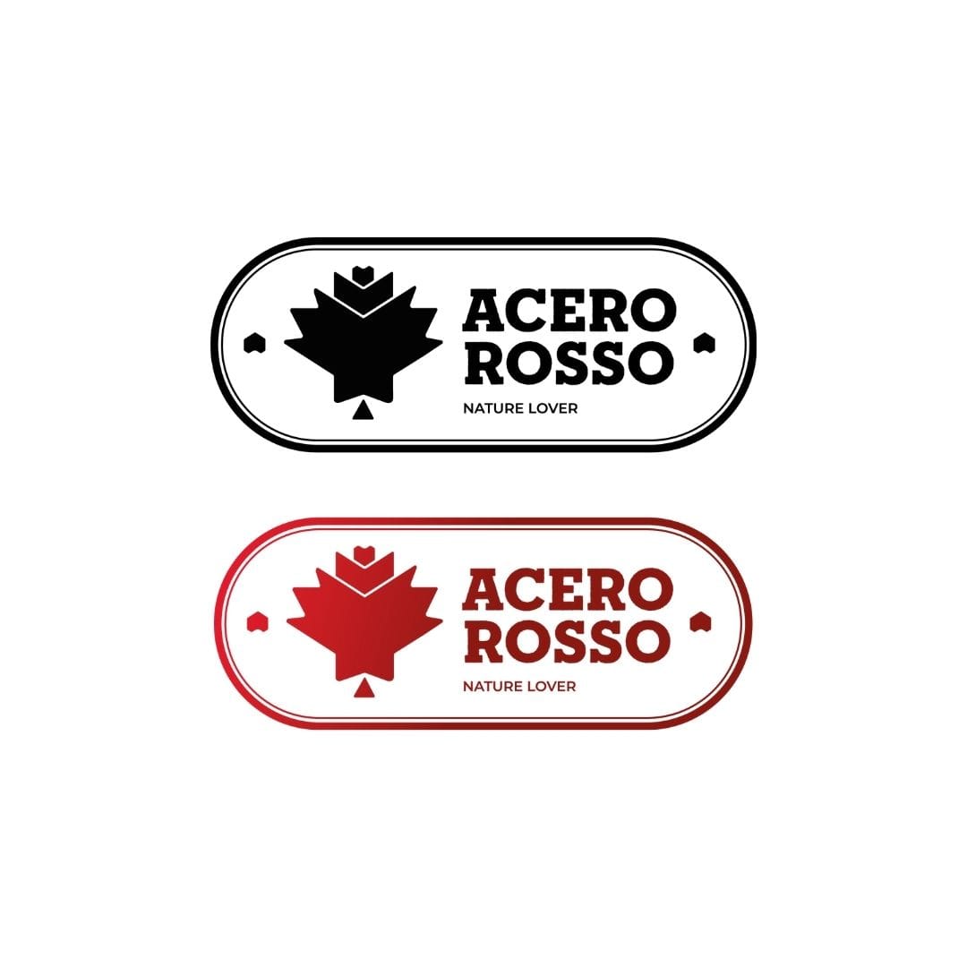 brand design acero rosso