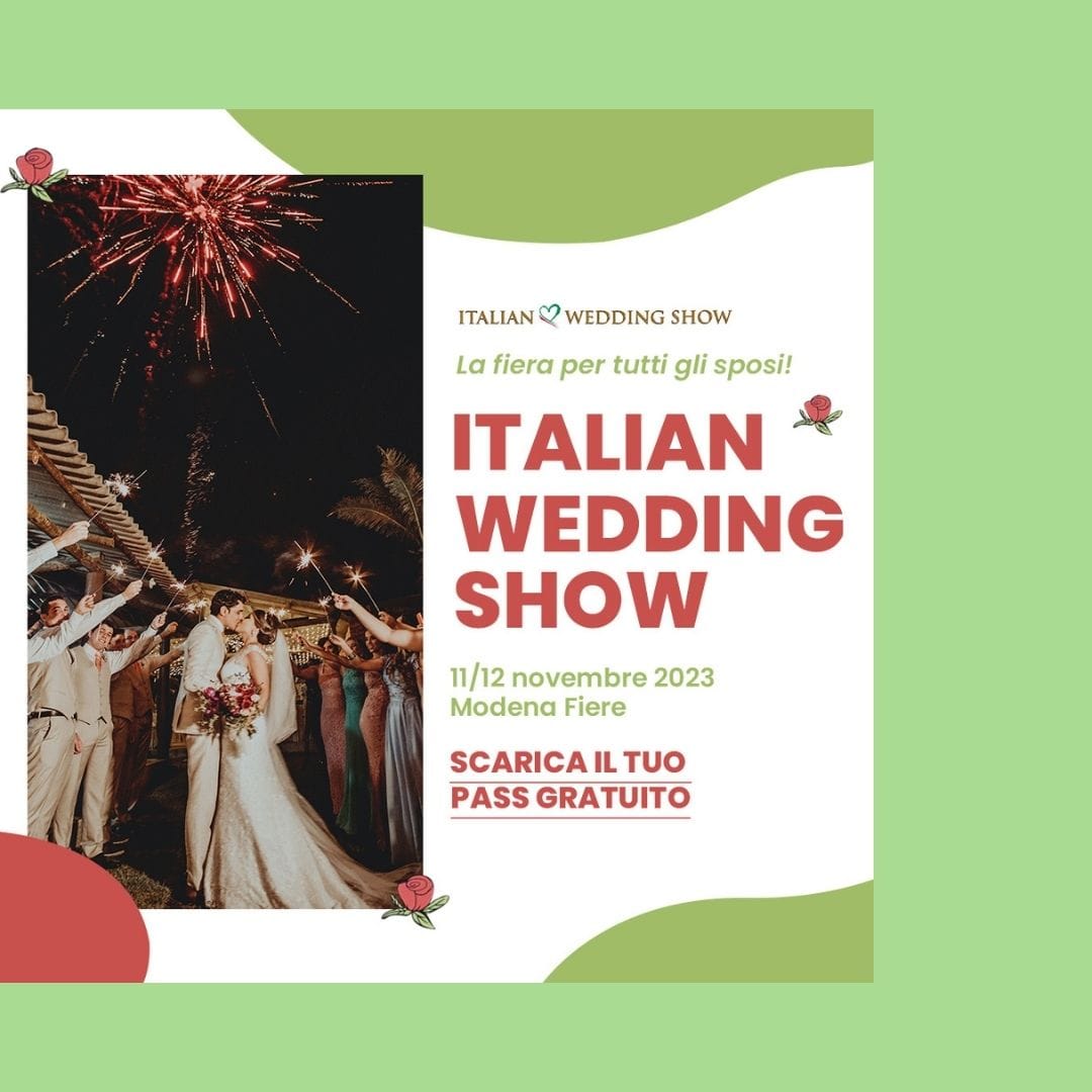 graphic design per italian wedding show